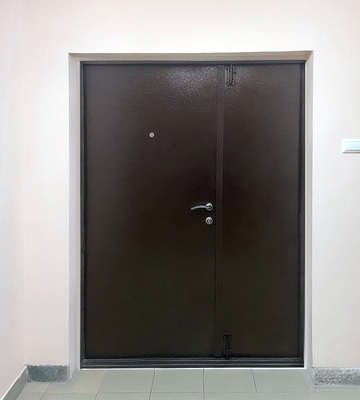 Тамбурная порошковая дверь