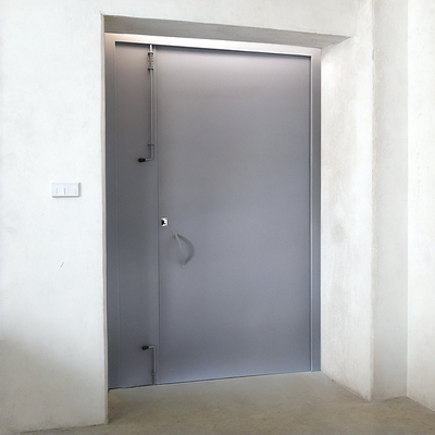 Полуторная дверь серого цвета Полуторная дверь серого цвета